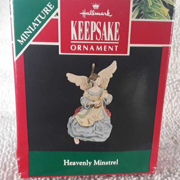 Hallmark Miniature Ornament- Heavenly Minstrel 1991 - Picture 3 of 4